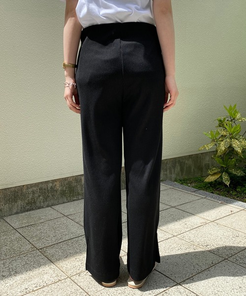 CAPRICIEUX LE'MAGE（カプリシューレマージュ）の「〈セットアイテム〉前後2WAYチュニック＆リブパンツSETUP（チュニック・レディース・アイボリー/ブラック/ブラウン・FREE）」の14枚目の写真