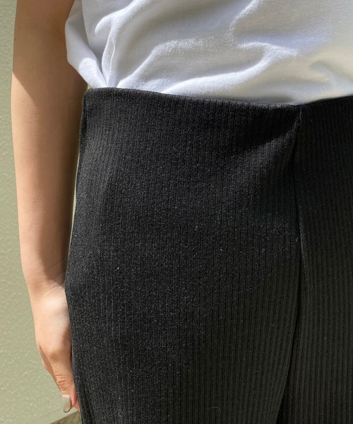 CAPRICIEUX LE'MAGE（カプリシューレマージュ）の「〈セットアイテム〉前後2WAYチュニック＆リブパンツSETUP（チュニック・レディース・アイボリー/ブラック/ブラウン・FREE）」の15枚目の写真