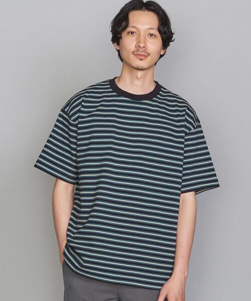 BEAUTY&YOUTH UNITED ARROWS(ビューティーアンドユースユナイテッドアローズ)の「<TOWN> 90BORDER BLK/Tシャツ(Tシャツ/カットソー・メンズ・ブラック・LARGE/MEDIUM/SMALL/X-LARGE)」の1枚目の写真