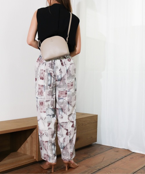 Per sist ence（パーシエンス）の「Per sist ence/パーシエンス　総柄プリント　センターシームストレートパンツ（その他パンツ・レディース・グレー/パープル・FREE）」の9枚目の写真