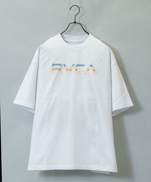 RVCA(ルーカ)の「RVCA-KROME SSTEE/ルーカ Tシャツ(Tシャツ/カットソー・メンズ・ホワイト/ブラック・M/L)」の1枚目の写真