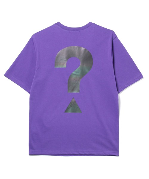 Guess(ゲス)の「Unisex Big Question? Logo Tee(Tシャツ/カットソー・メンズ・ホワイト/ブラック/パープル・SMALL/MEDIUM/LARGE/X-LARGE)」の15枚目の写真