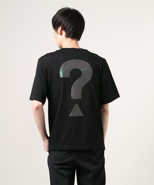 Guess(ゲス)の「Unisex Big Question? Logo Tee(Tシャツ/カットソー・メンズ・ホワイト/ブラック/パープル・SMALL/MEDIUM/LARGE/X-LARGE)」の18枚目の写真