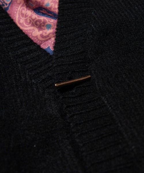 glamb（グラム）の「Ludlow cardigan / ラドローカーディガン（カーディガン/ボレロ・メンズ・ブラック/ブルー・S/M/L）」の8枚目の写真