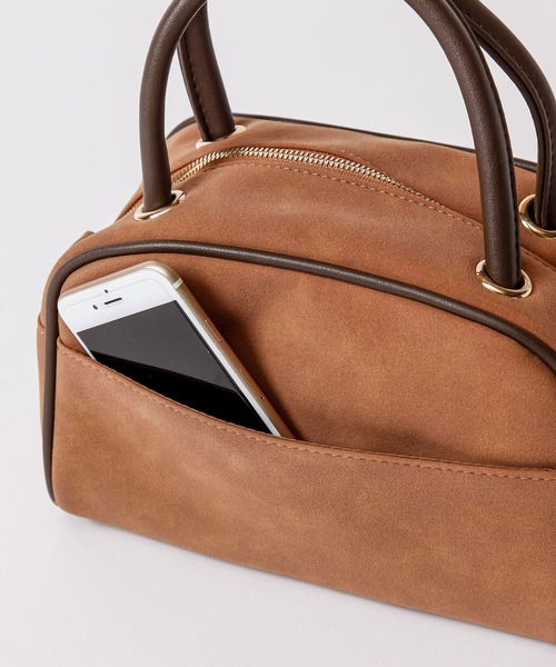 ALTROSE（アルトローズ）の「2WAYミニボストン [カーネリアン]（ショルダーバッグ・レディース・キャメル/ブラック/カーキ/ブラウン・FREE）」の13枚目の写真