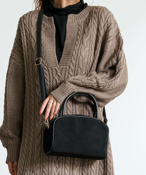 ALTROSE（アルトローズ）の「2WAYミニボストン [カーネリアン]（ショルダーバッグ・レディース・キャメル/ブラック/カーキ/ブラウン・FREE）」の14枚目の写真