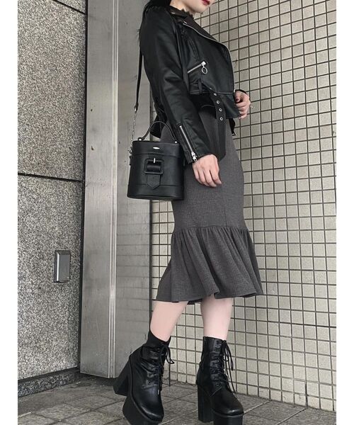 EATME（イートミー）の「BOXBAG（ショルダーバッグ・レディース・ブラック/ワイン・FREE）」の3枚目の写真