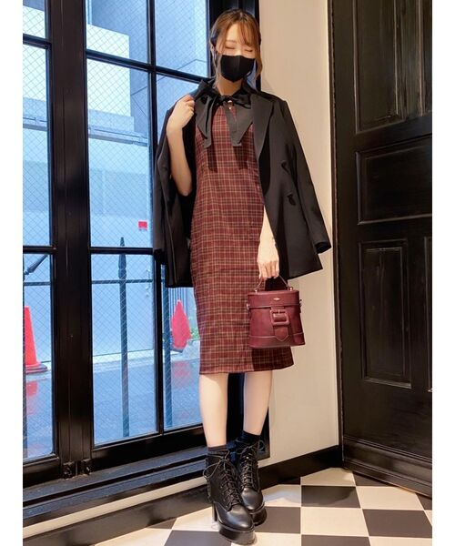 EATME（イートミー）の「BOXBAG（ショルダーバッグ・レディース・ブラック/ワイン・FREE）」の5枚目の写真