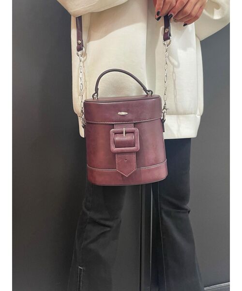 EATME（イートミー）の「BOXBAG（ショルダーバッグ・レディース・ブラック/ワイン・FREE）」の8枚目の写真