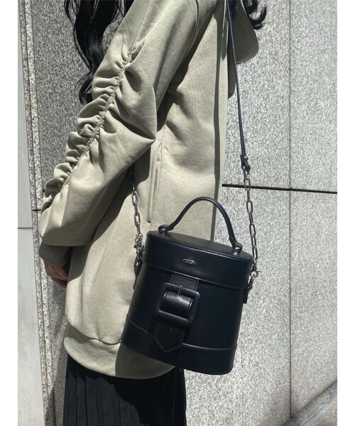 EATME（イートミー）の「BOXBAG（ショルダーバッグ・レディース・ブラック/ワイン・FREE）」の10枚目の写真