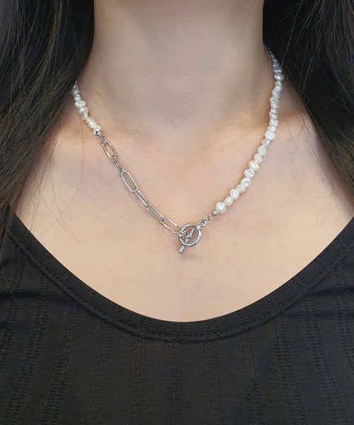 CEMONEMO（セモネモ）の「３way ウォーターパール ネックレス（ネックレス・レディース・シルバー/ゴールド・FREE）」の3枚目の写真