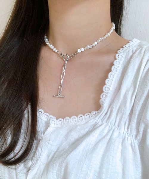 CEMONEMO（セモネモ）の「３way ウォーターパール ネックレス（ネックレス・レディース・シルバー/ゴールド・FREE）」の18枚目の写真