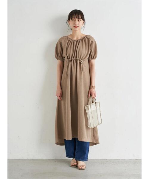 earth music&ecology（アースミュージックアンドエコロジー）の「スクエアメッシュバッグ ＊（トートバッグ・レディース・ブラック/サックスブルー/アイボリー/ラベンダー/ピンクベージュ・FREE）」の13枚目の写真