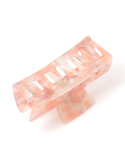 Me%（ミィパーセント）の「パターンロングスクエアバンスクリップ（その他ヘアアクセサリー・レディース・ライトピンク/その他・FREE）」の4枚目の写真