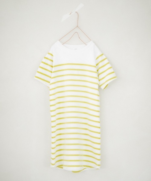 LOWRYS FARM（ローリーズファーム）の「USAボーダーワンピース　951593（ワンピース・キッズ・ブラック/ネイビー/イエロー・120cm/130cm/140cm/110cm/150cm）」の3枚目の写真