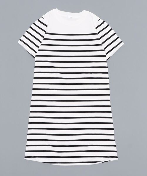 LOWRYS FARM（ローリーズファーム）の「USAボーダーワンピース　951593（ワンピース・キッズ・ブラック/ネイビー/イエロー・120cm/130cm/140cm/110cm/150cm）」の9枚目の写真