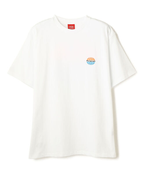 Paragraph（パラグラフ）の「Paragraph/パラグラフ/アイコンロゴプリント半袖Tシャツ/PARAGRAPH-NO.68（Tシャツ/カットソー・メンズ・ホワイト/チャコールグレー/ブラック/ベージュ/イエロー/ブルー/グリーン/ミント/バイオレット/キナリ・FREE）」の14枚目の写真