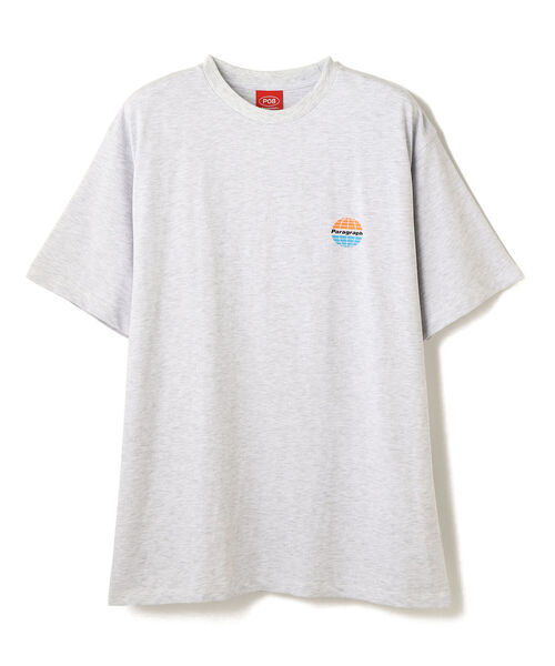 Paragraph（パラグラフ）の「Paragraph/パラグラフ/アイコンロゴプリント半袖Tシャツ/PARAGRAPH-NO.68（Tシャツ/カットソー・メンズ・ホワイト/チャコールグレー/ブラック/ベージュ/イエロー/ブルー/グリーン/ミント/バイオレット/キナリ・FREE）」の15枚目の写真