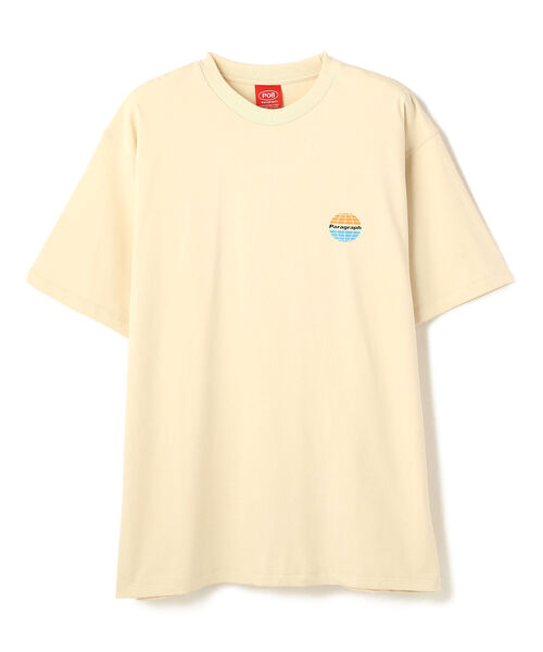 Paragraph（パラグラフ）の「Paragraph/パラグラフ/アイコンロゴプリント半袖Tシャツ/PARAGRAPH-NO.68（Tシャツ/カットソー・メンズ・ホワイト/チャコールグレー/ブラック/ベージュ/イエロー/ブルー/グリーン/ミント/バイオレット/キナリ・FREE）」の18枚目の写真