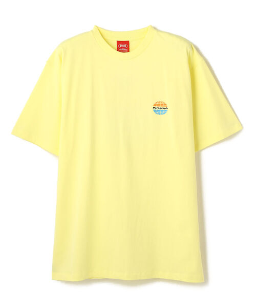 Paragraph（パラグラフ）の「Paragraph/パラグラフ/アイコンロゴプリント半袖Tシャツ/PARAGRAPH-NO.68（Tシャツ/カットソー・メンズ・ホワイト/チャコールグレー/ブラック/ベージュ/イエロー/ブルー/グリーン/ミント/バイオレット/キナリ・FREE）」の19枚目の写真