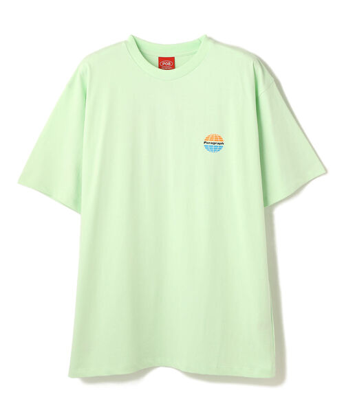 Paragraph（パラグラフ）の「Paragraph/パラグラフ/アイコンロゴプリント半袖Tシャツ/PARAGRAPH-NO.68（Tシャツ/カットソー・メンズ・ホワイト/チャコールグレー/ブラック/ベージュ/イエロー/ブルー/グリーン/ミント/バイオレット/キナリ・FREE）」の20枚目の写真