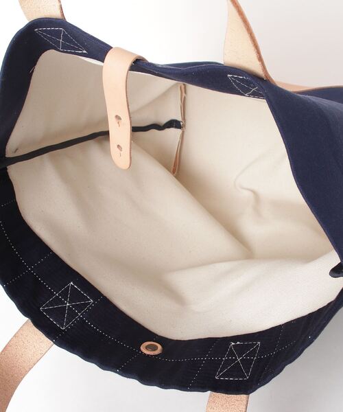 JAPAN BLUE JEANS(ジャパンブルージーンズ)の「インディゴトートバッグ(トートバッグ・メンズ・インディゴブルー/ダークネイビー・FREE)」の16枚目の写真