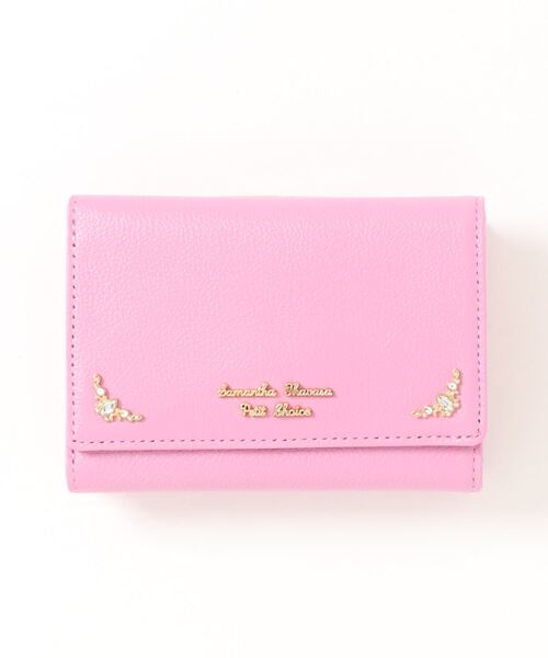 セール Choice サマンサタバサ マーキスビジューモチーフ折財布 財布 Choice Samantha プチチョイス の