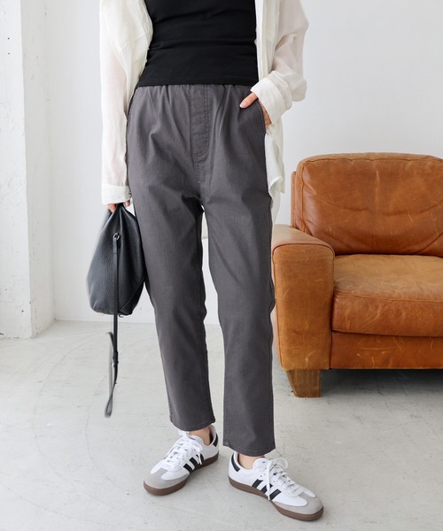 コットンストレッチイージーパンツ コットンストレッチイージーテーパードパンツ（その他パンツ