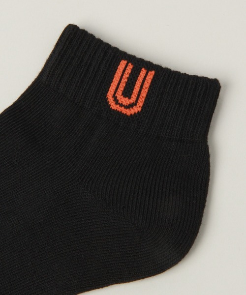 UNIVERSAL OVERALL(ユニバーサルオーバーオール)の「【UNIVERSAL OVERALL】3Pサイドロゴ/アンクルソックス/959203(ソックス/靴下・メンズ・ホワイト/その他1・FREE)」の4枚目の写真