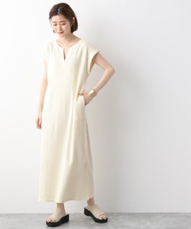 Coワッフルスキッパーワンピース　215202