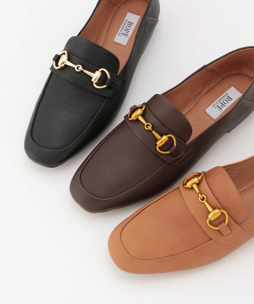 ROPE'（ロペ）の「レザービットローファー（ローファー・レディース・ブラック/ダークブラウン/イエロー系その他3・35.5/36/36.5/37/37.5）」の7枚目の写真