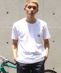 Calvin Klein Jeans/カルバンクラインジーンズ MONOGRAM POCKET TEE ポケット Tシャツ/半袖Tシャツ