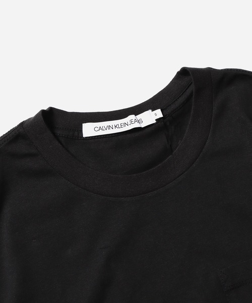 Calvin Klein Jeans(カルヴァンクラインジーンズ)の「Calvin Klein Jeans/カルバンクラインジーンズ MONOGRAM POCKET TEE ポケット Tシャツ/半袖Tシャツ(Tシャツ/カットソー・メンズ・ホワイト/ブラック・S/M/L)」の19枚目の写真