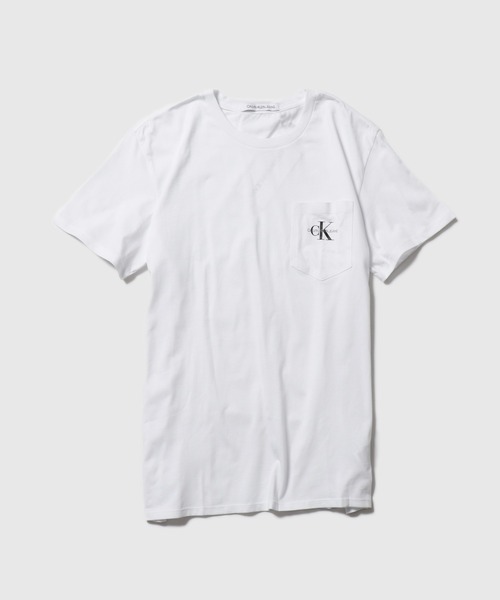 Calvin Klein Jeans(カルヴァンクラインジーンズ)の「Calvin Klein Jeans/カルバンクラインジーンズ MONOGRAM POCKET TEE ポケット Tシャツ/半袖Tシャツ(Tシャツ/カットソー・メンズ・ホワイト/ブラック・S/M/L)」の22枚目の写真
