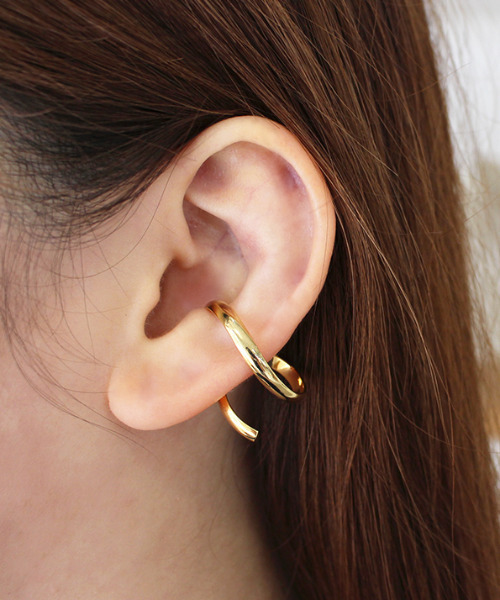 MODE ROBE（モードローブ）の「ツイストイヤーカフ（イヤーカフ・レディース・シルバー/ゴールド・FREE）」の9枚目の写真