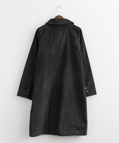 太畝コーデュロイ オーバーサイズ ビッグステンカラーコート（ステン