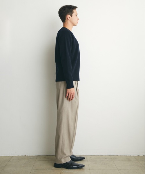 Apartment Three（アパートメントスリー）の「Apartment Three - Cashmere-blend Sweater（ニット/セーター・メンズ・ネイビー/ブラウン/グレー・1/2）」の8枚目の写真