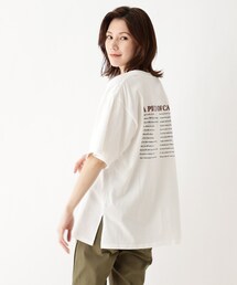 SHOO・LA・RUE | 【M-3L】ロゴアソートプリントTシャツ(Tシャツ/カットソー)