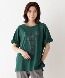 SHOO・LA・RUE | 【M-3L】ロゴアソートプリントTシャツ(Tシャツ/カットソー)