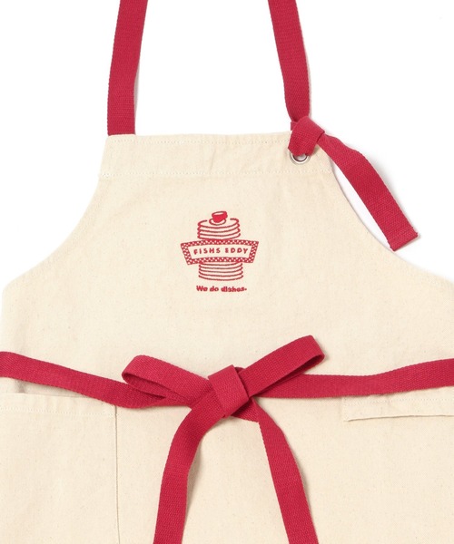 niko and...（ニコアンド）の「[Fishs Eddy(フィッシュエディ)]ロゴエプロン（エプロン・レディース・レッド/ブラック・FREE）」の6枚目の写真