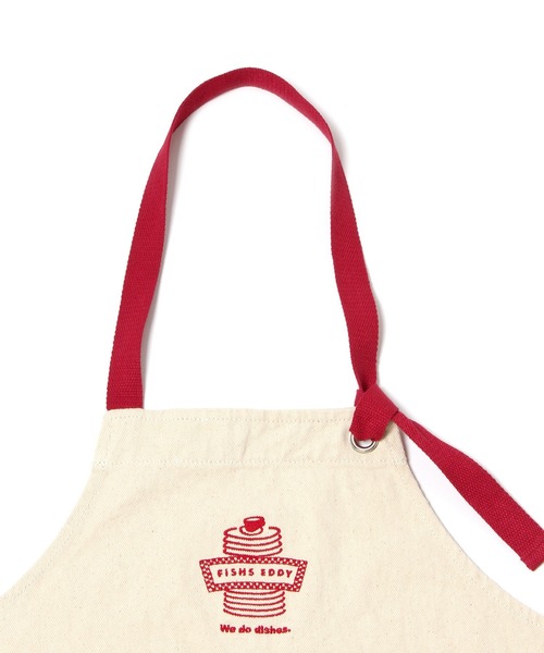 niko and...（ニコアンド）の「[Fishs Eddy(フィッシュエディ)]ロゴエプロン（エプロン・レディース・レッド/ブラック・FREE）」の4枚目の写真