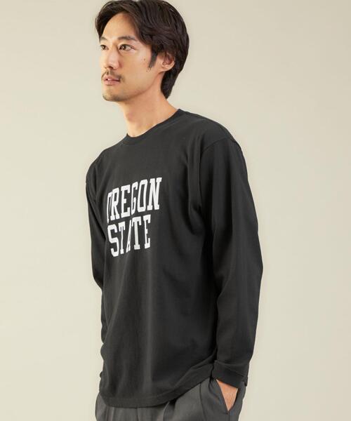 green label relaxing（グリーンレーベルリラクシング）の「＜OAFISH（オーフィッシュ）＞シティロゴ 長袖 カットソー（Tシャツ/カットソー・メンズ・ブラック/その他1/グレー/ホワイト・M/L）」の12枚目の写真