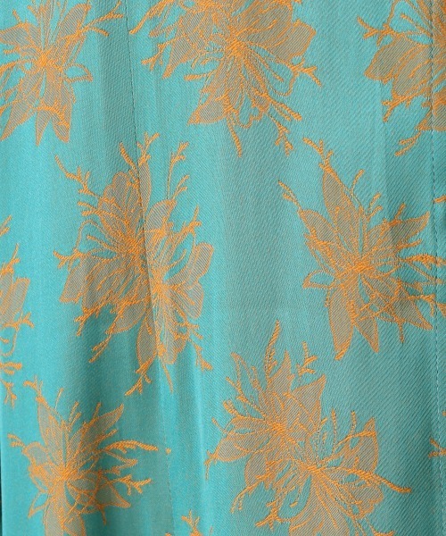 JEANASIS（ジーナシス）の「ジャガードフラワーワンピースLS/236612（ワンピース・レディース・グリーン系その他/ブラック系その他/グレー系その他・FREE）」の13枚目の写真