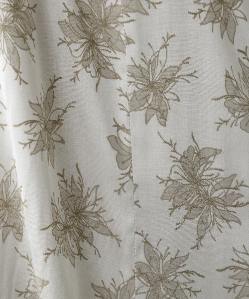 JEANASIS（ジーナシス）の「ジャガードフラワーワンピースLS/236612（ワンピース・レディース・グリーン系その他/ブラック系その他/グレー系その他・FREE）」の7枚目の写真