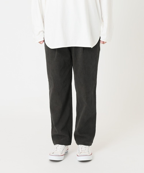 JOURNAL STANDARD relume（ジャーナルスタンダード　レリューム）の「TECH コーデュロイ WASHABLE パンツ（その他パンツ・メンズ・ブラック/ブラウン/グレー/カーキ・SMALL/MEDIUM/LARGE）」の12枚目の写真