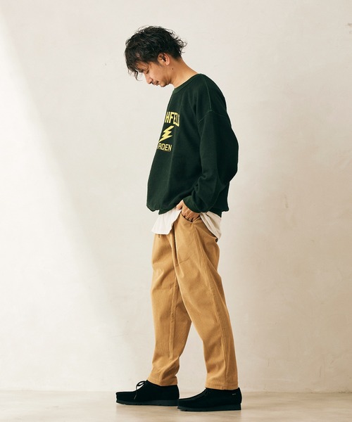 JOURNAL STANDARD relume（ジャーナルスタンダード　レリューム）の「TECH コーデュロイ WASHABLE パンツ（その他パンツ・メンズ・ブラック/ブラウン/グレー/カーキ・SMALL/MEDIUM/LARGE）」の6枚目の写真