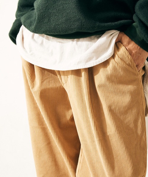 JOURNAL STANDARD relume（ジャーナルスタンダード　レリューム）の「TECH コーデュロイ WASHABLE パンツ（その他パンツ・メンズ・ブラック/ブラウン/グレー/カーキ・SMALL/MEDIUM/LARGE）」の11枚目の写真
