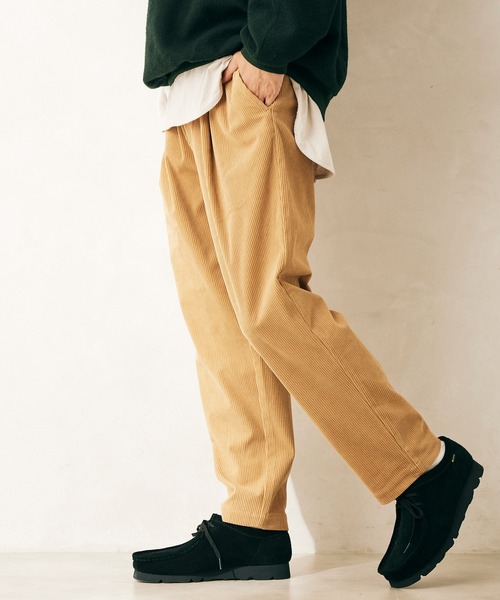 JOURNAL STANDARD relume（ジャーナルスタンダード　レリューム）の「TECH コーデュロイ WASHABLE パンツ（その他パンツ・メンズ・ブラック/ブラウン/グレー/カーキ・SMALL/MEDIUM/LARGE）」の22枚目の写真