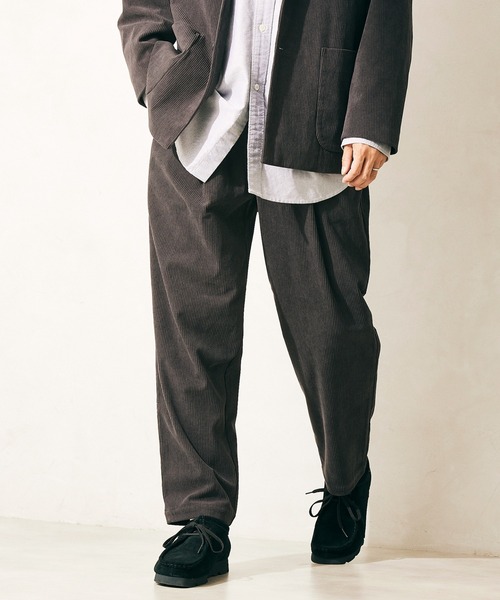 JOURNAL STANDARD relume（ジャーナルスタンダード　レリューム）の「TECH コーデュロイ WASHABLE パンツ（その他パンツ・メンズ・ブラック/ブラウン/グレー/カーキ・SMALL/MEDIUM/LARGE）」の16枚目の写真