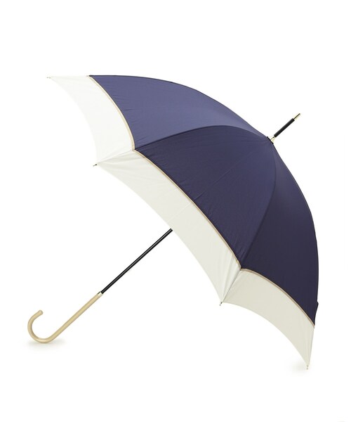 DRESKIP（ドレスキップ）の「◆because プレーンバイカラー長傘（長傘・レディース・ネイビー系4/アイボリー系4/ブラック系4・00）」の3枚目の写真
